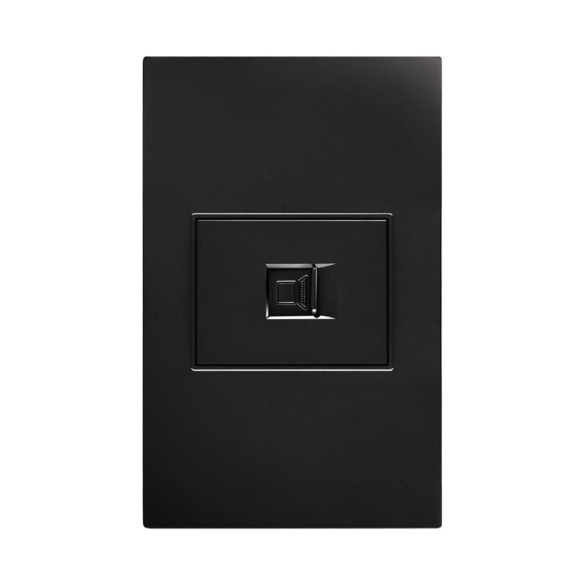 Placa Negra RJ45 CAT5 APL-309 para Red LAN — imagen 1