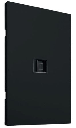 Placa Red LAN RJ45 CAT5 Negro Luxury APL-609 — imagen 1