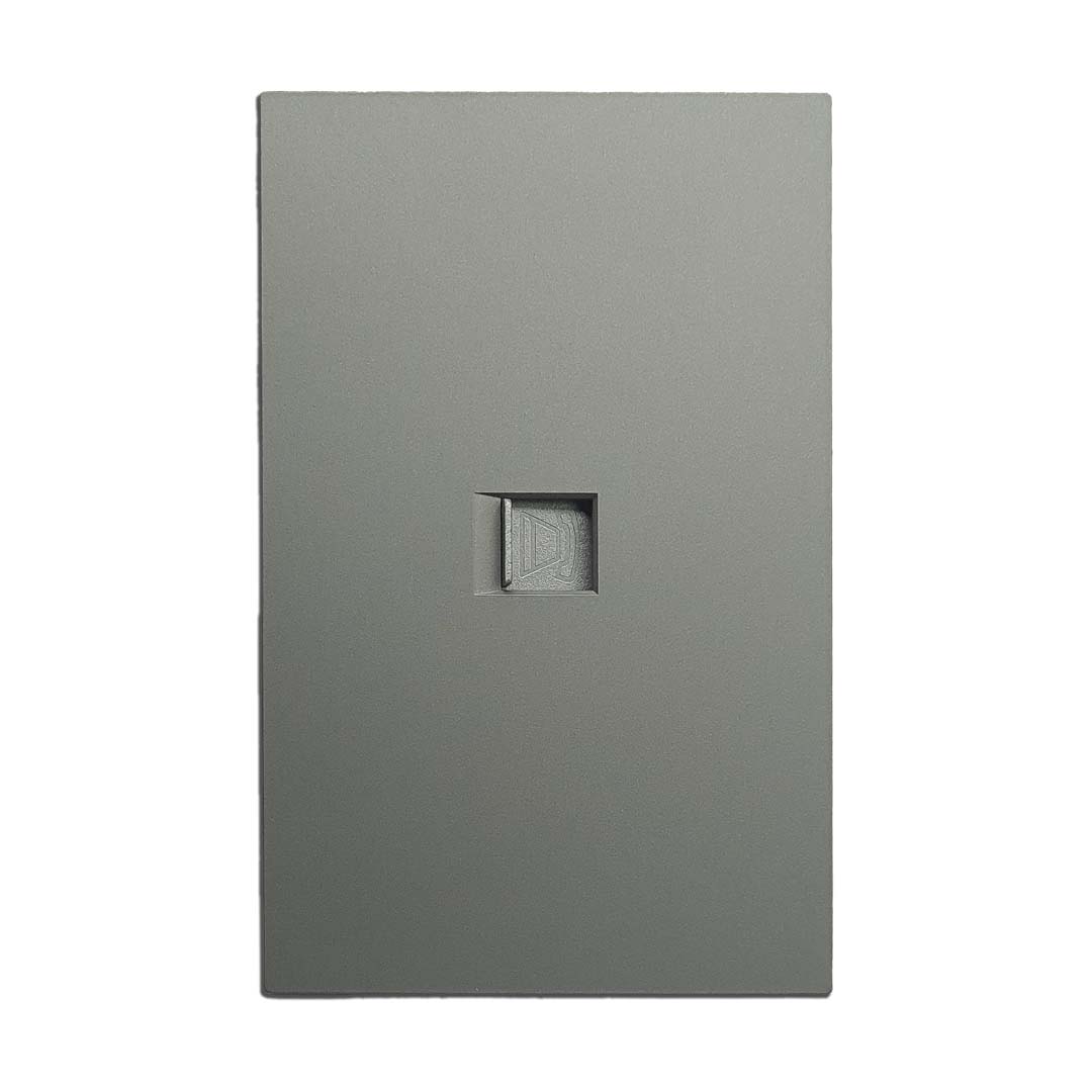 Placa telefónica Gris Oxford ABS APL-408 — imagen 1