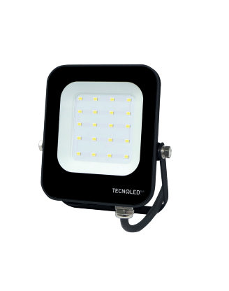 Reflector LED Luz Cálida 10W IP66 Negro — imagen 1