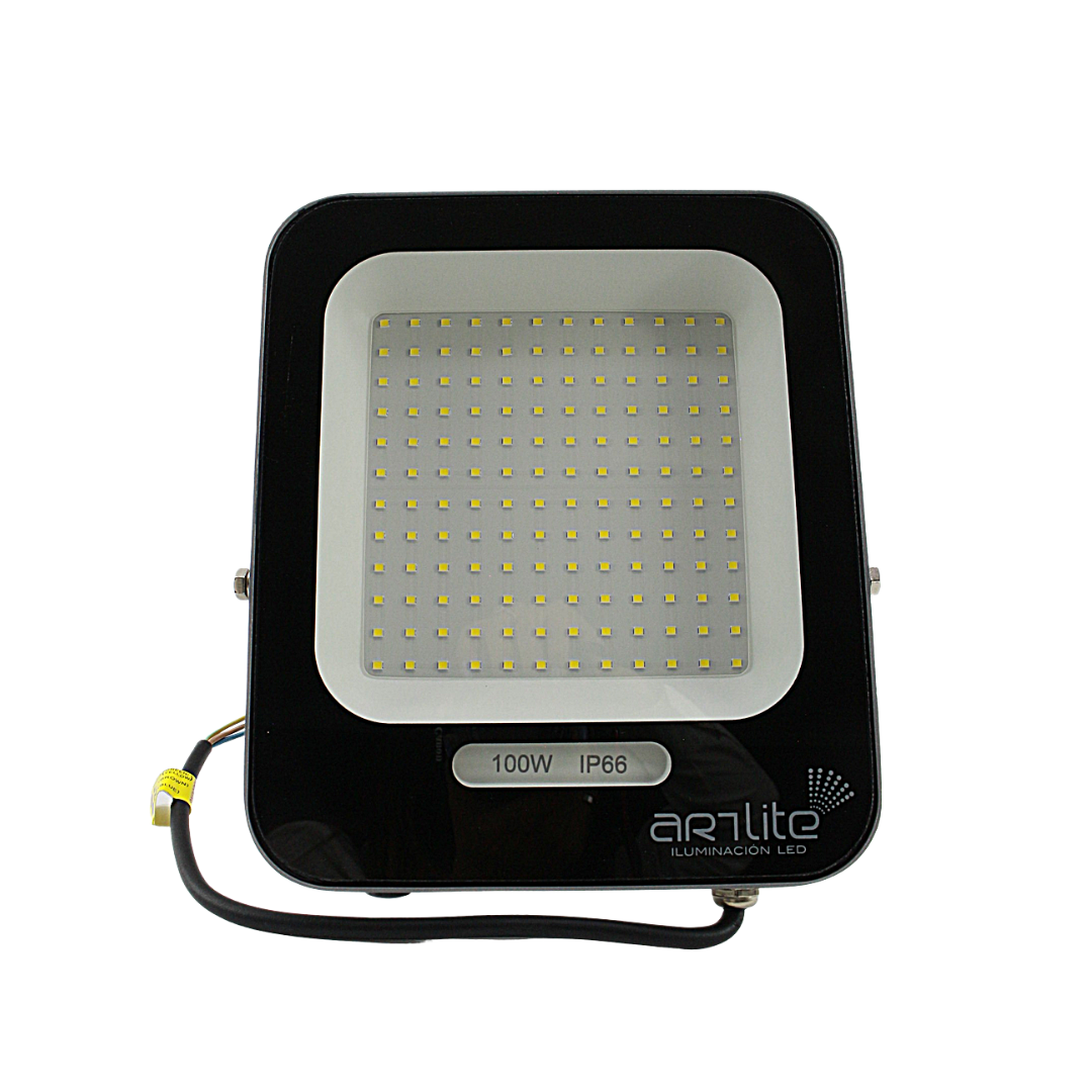 REFLECTOR LED SMD CUADRADO SLIM 100w — imagen 1