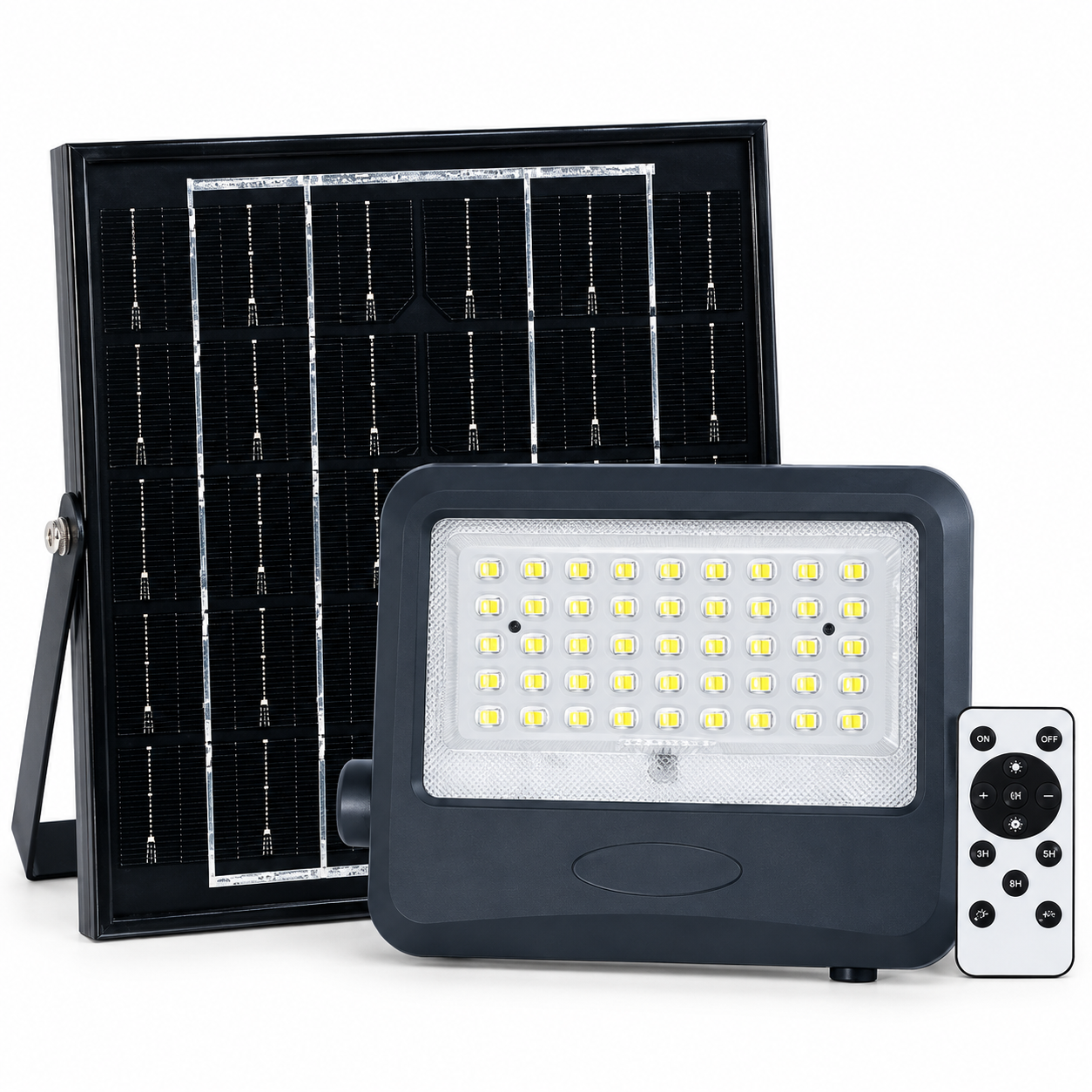 Reflector LED Solar 100W para Fachadas y Patios ASL-102 — imagen 1