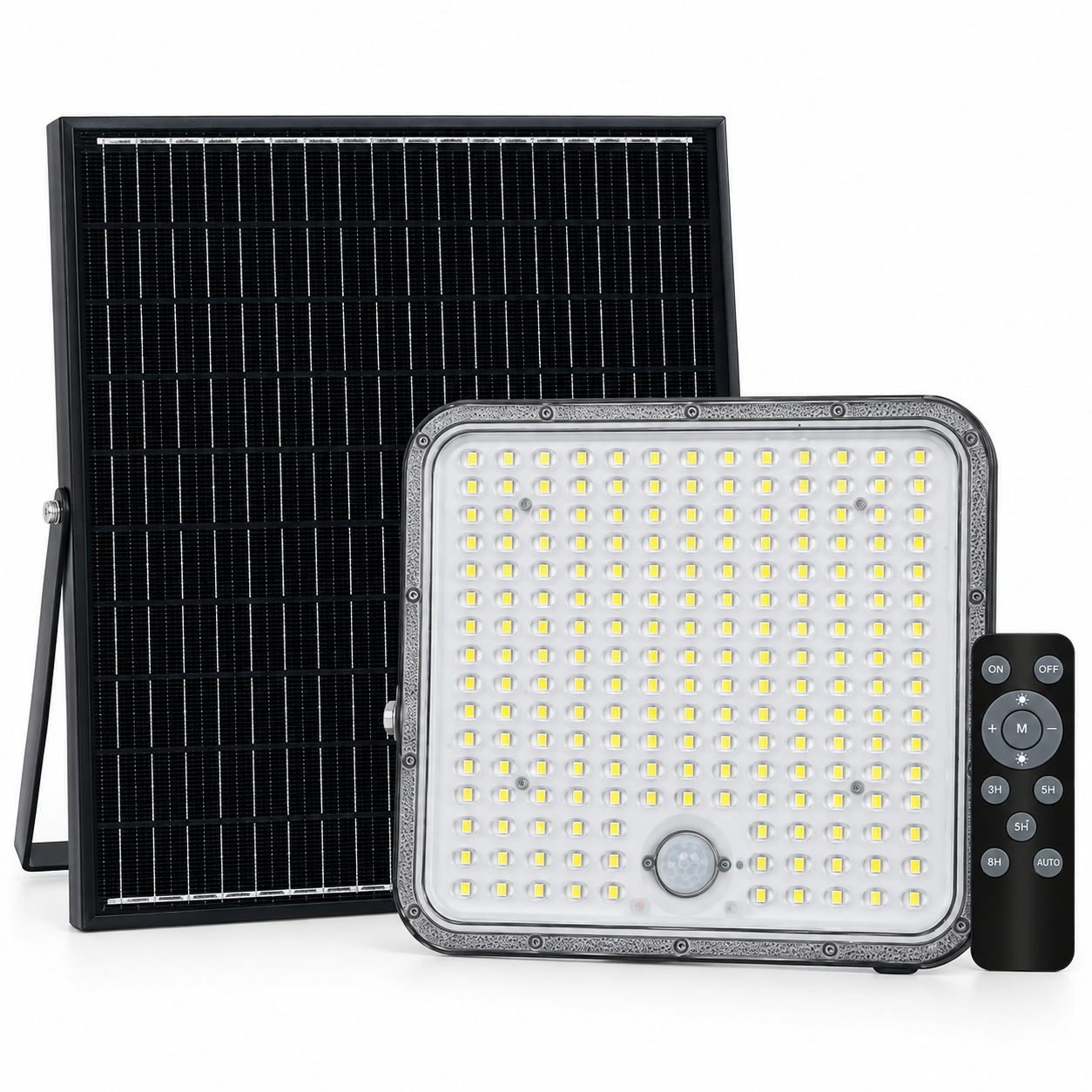 Reflector LED Solar 200W con Sensor PIR Exterior ASL-201 — imagen 1