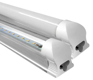 Regleta Aluminio T8 18 watts Opalino 6500k — imagen 1