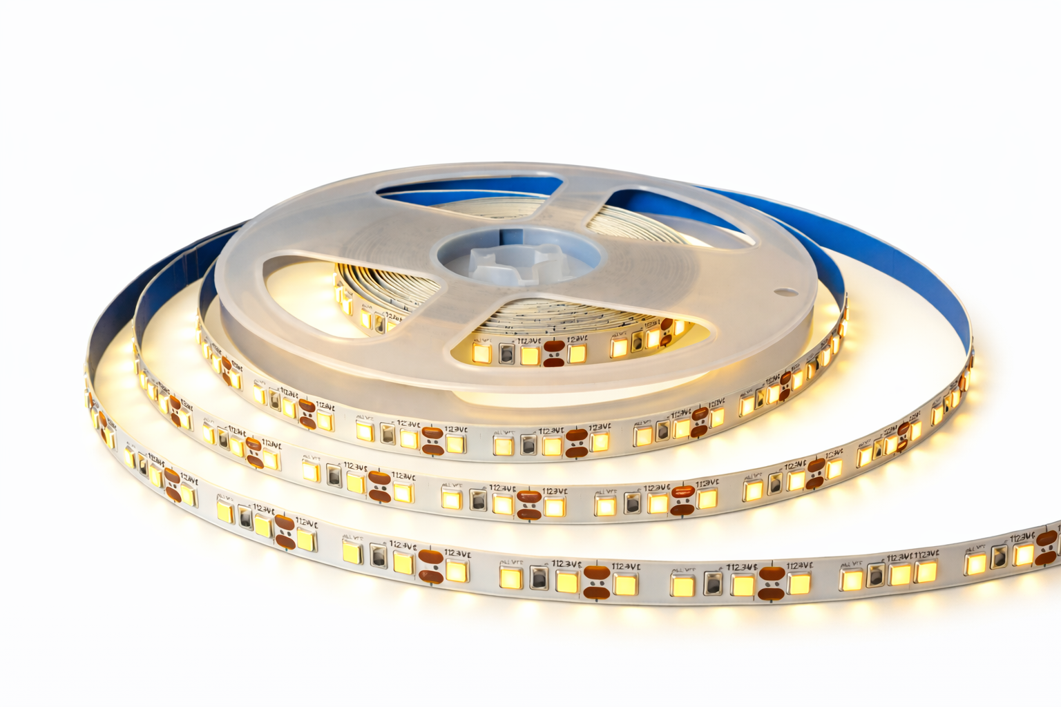 Tira LED 2835 12V Luz Cálida 3000K Alta Densidad Interior 5m — imagen 1
