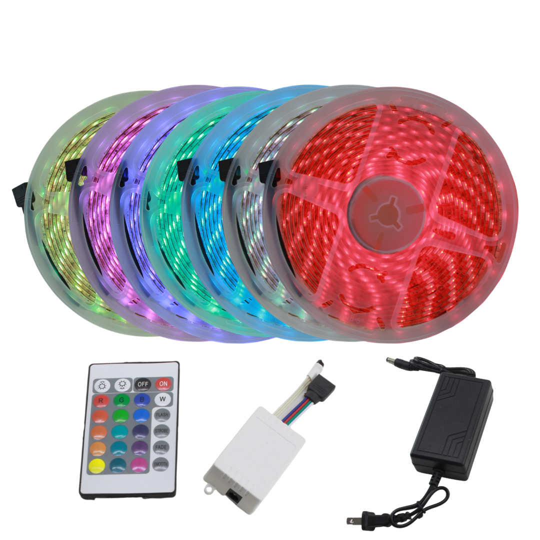 Tira LED RGB 5050 Kit Completo 5 mts — imagen 1