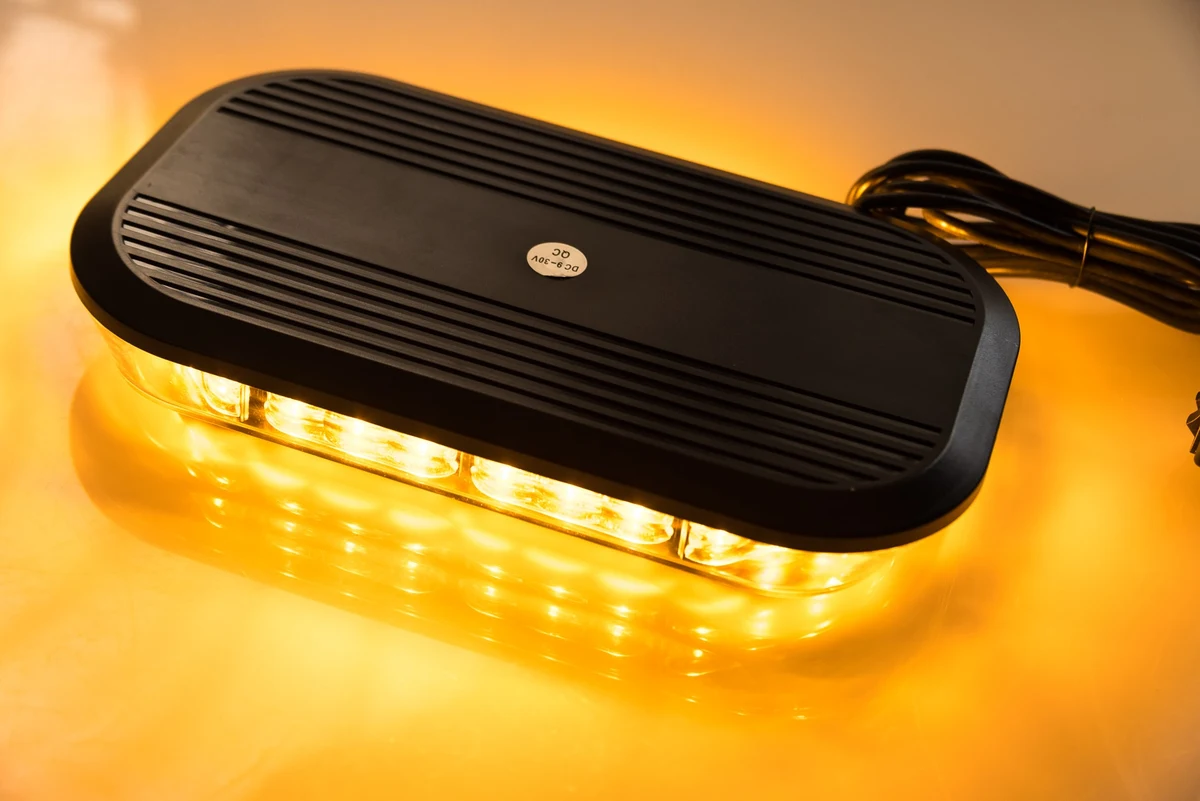 Torreta LED Códigos de Emergencia color Amber 30cm