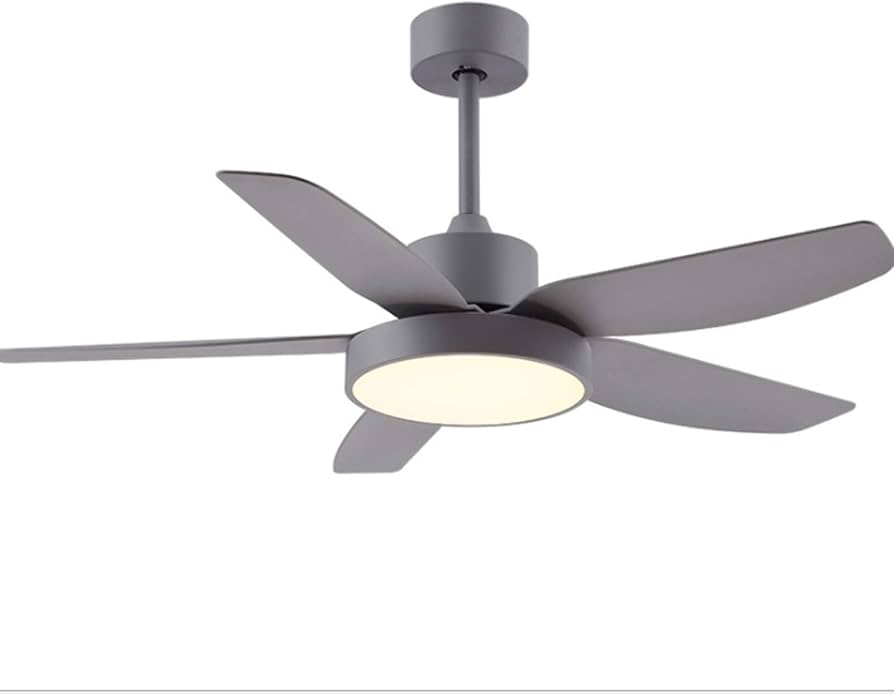Ventilador color gris con LED integrado en 3 tonos — imagen 1