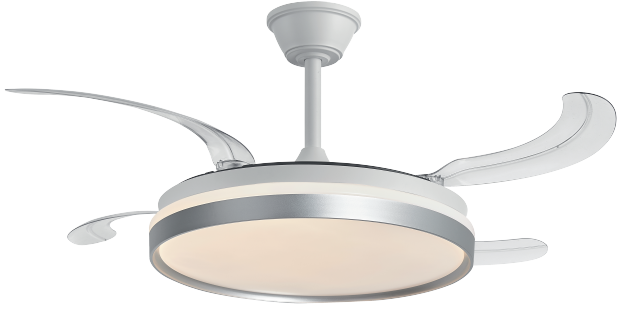 Ventilador de techo con luz LED integrada – Luz Blanca — imagen 1
